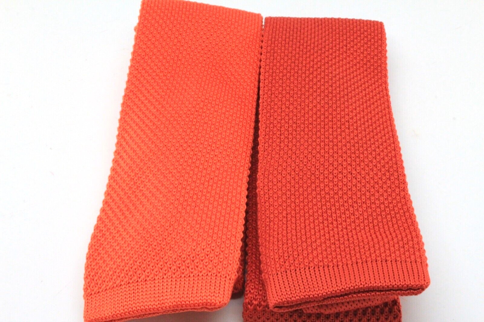 New Knit Knitted Tie Necktie Slim Skinny Narrow Square Woven 2.5in 30+ colors