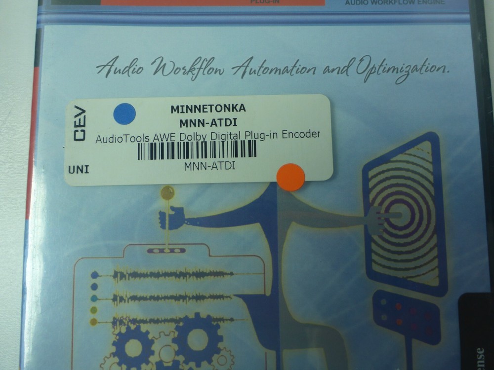 Minnetonka ATDI AudioTools AWE Dolby Digital Plug-in Encoder SEE NOTE BELOW.