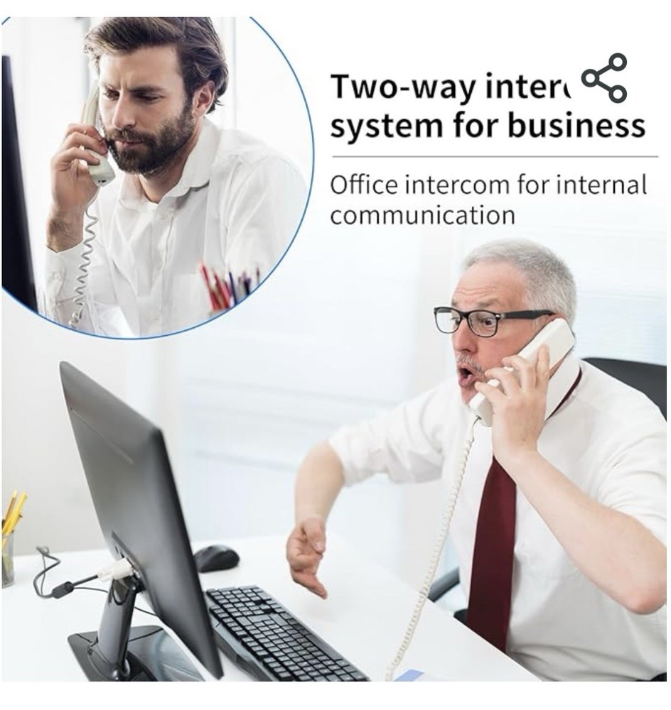 Wireless Intercom System,Intercoms Wireless with 3280 Feet Range- 2 Pack