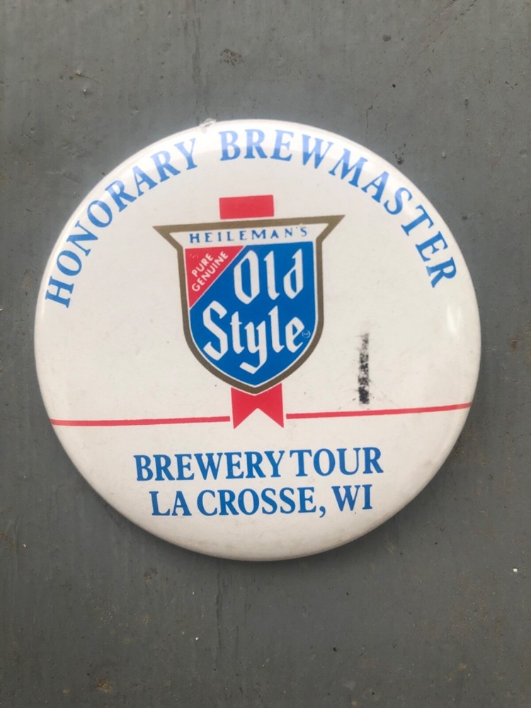 Old Style Honorary Brewmaster La Crosse WI button