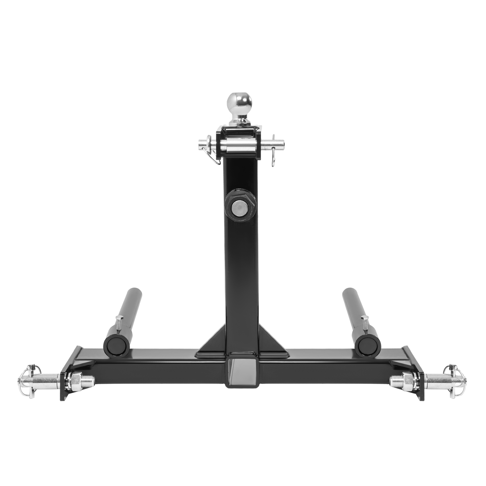 3 Point Hay Bale Spear Trailer Hitch Receiver For Cat 1 Tractor W/Gooseneck Ball