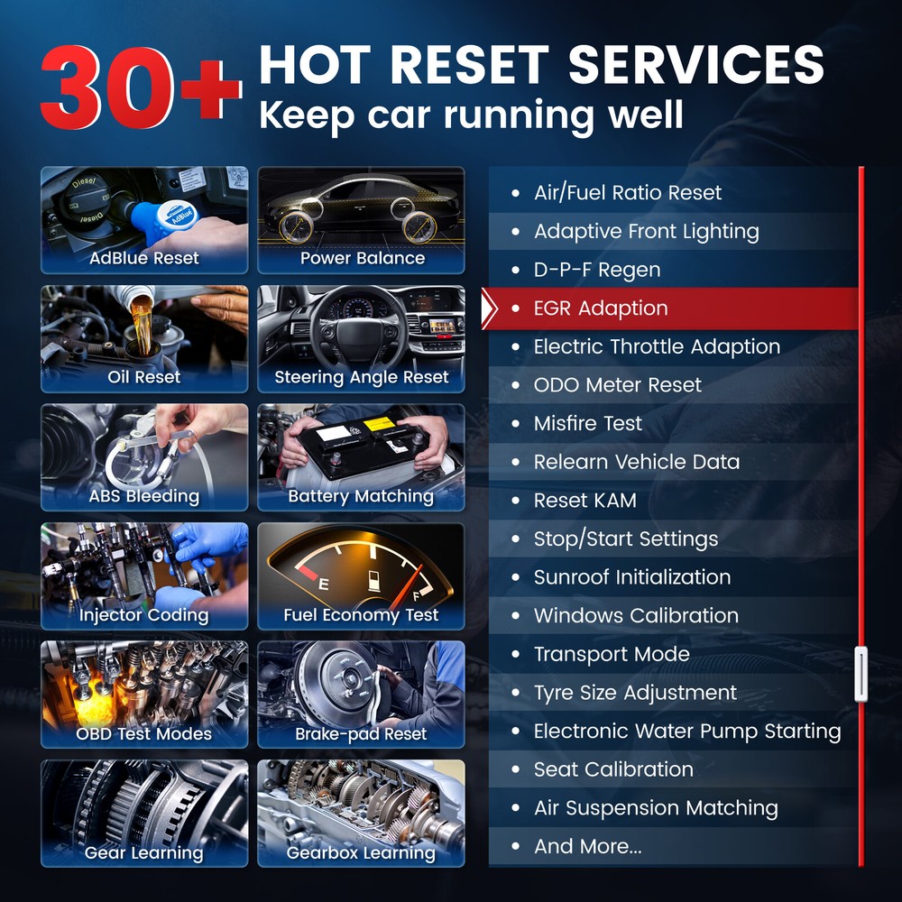 For FORD Full System OBD2 Scanner Code Reader with Bi-Directional DPF SAS Coding