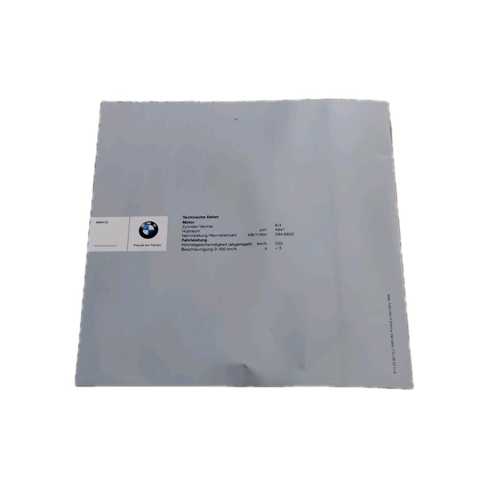 BMW Z8 Small Brochure German Edition