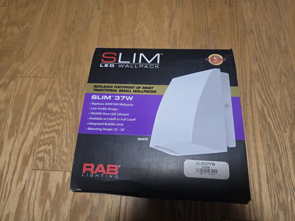 Rab Slim 37W LED Wallpack 3000K - New In Box - Multiple Available