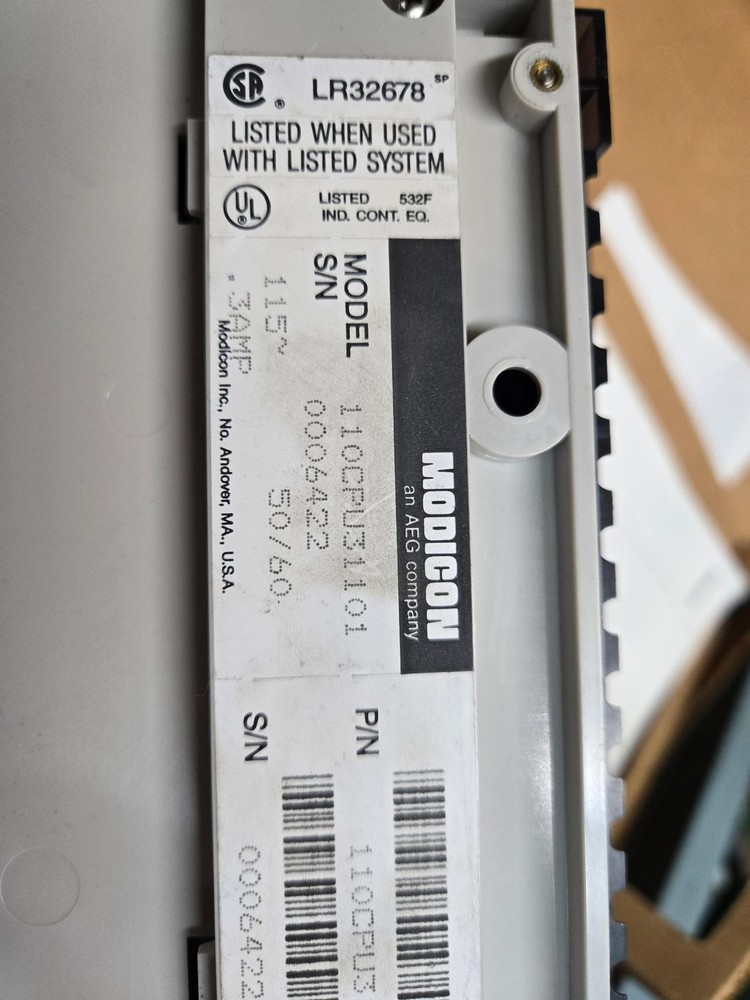 Modicon 110CPU31101 Micro PLC - 115V - Used