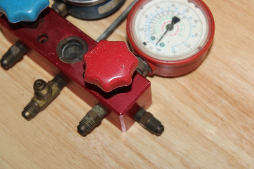 Snap-On Tools Dual Refrigerant Manifold Test Gauge READ !!!!!!