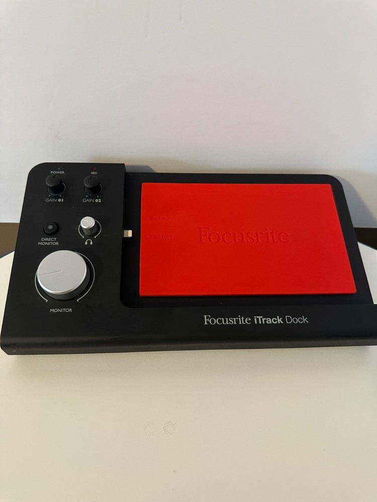 Focusrite iTrack Dock Portable Music Recording Studio Audio Interface For iPad!