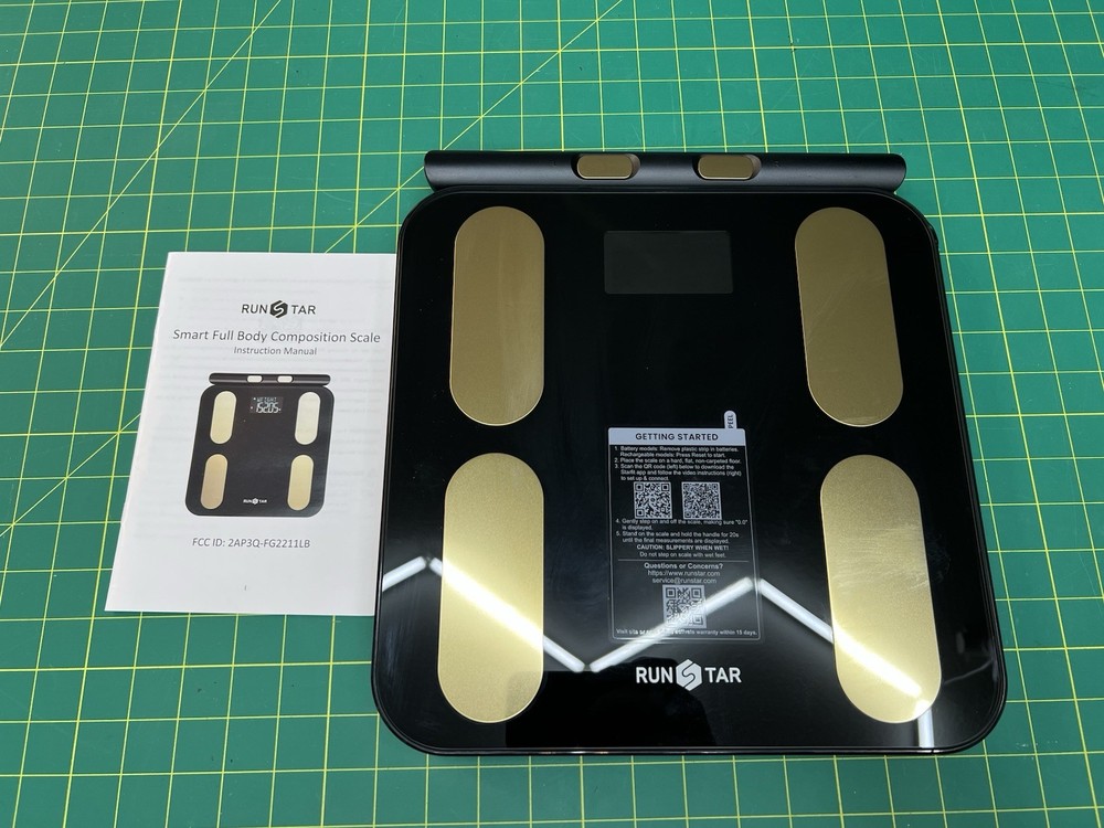 Runstar Smart Body Composition Scale 8 Electrode BMI Bluetooth App