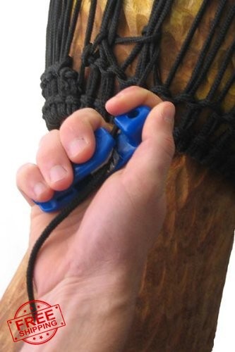 Djembe Drum Rope Puller Tensioner Portable Black Percussion Tool