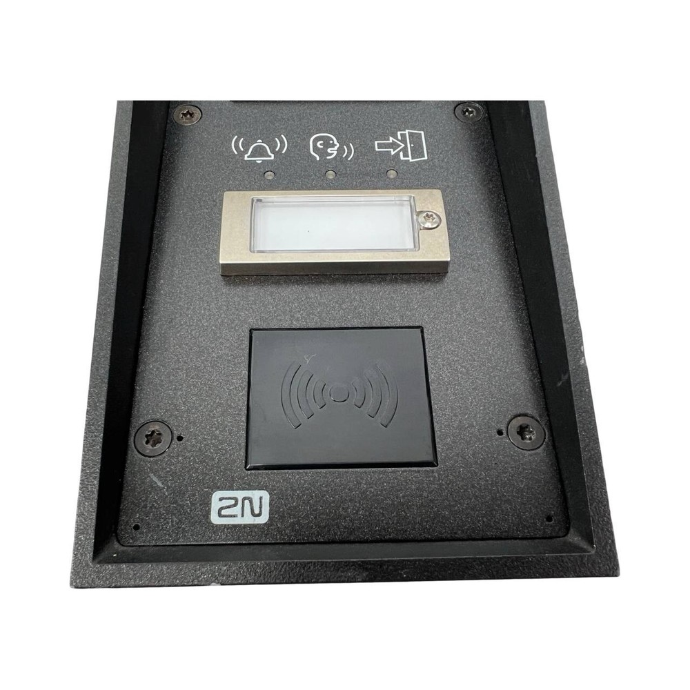 2N Helios IP Force Intercom 1 Button HD Camera Card Reader 9151101CHRPW Licensed