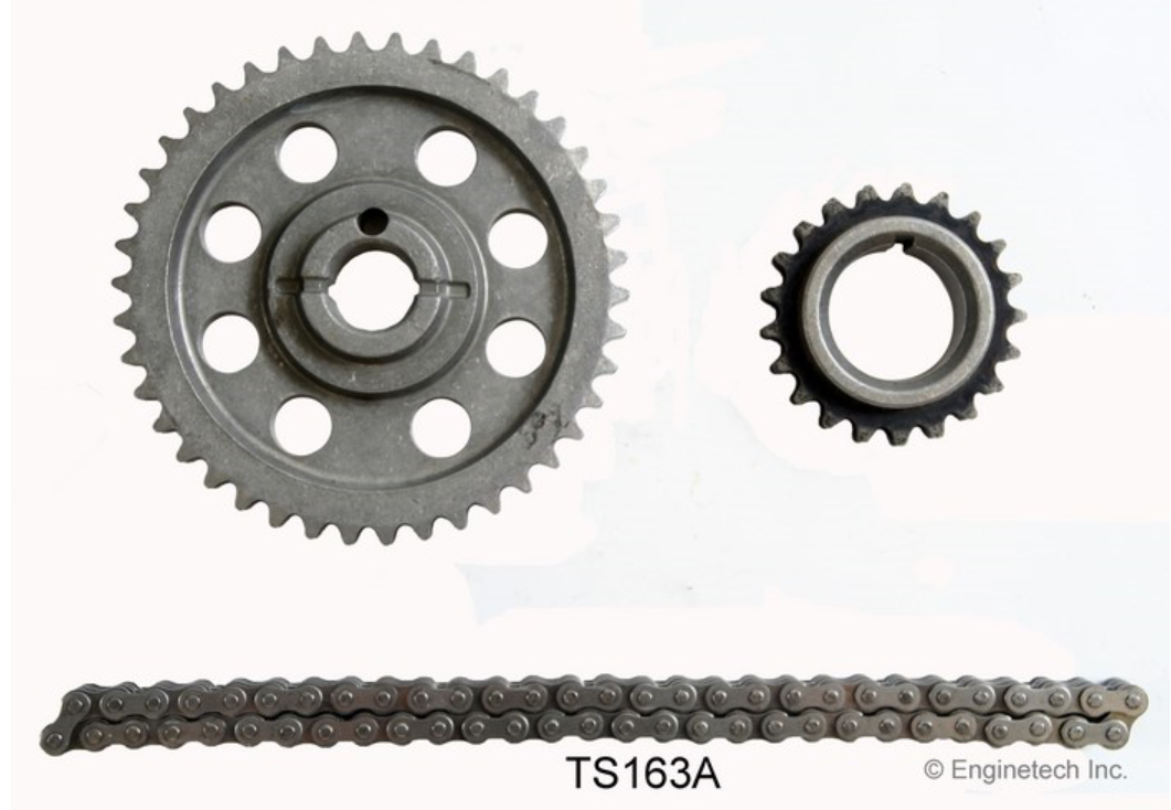 HD Double Roller Timing Chain Set for Ford SBF 302 347 351W Windsor 5.0L 5.8L