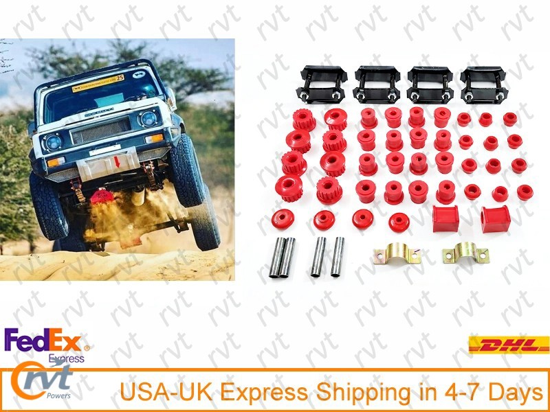 Suzuki Samurai Complete Polyurethane Suspension Leaf Spring Bushing Kit