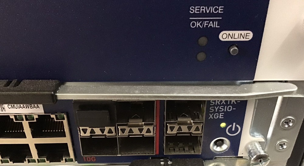 Juniper Networks SRX1400 Services Gateway Tested + Reset
