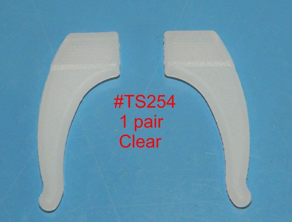 Comfort Ear-Hooks Silicone Clear 12 prs #TT254