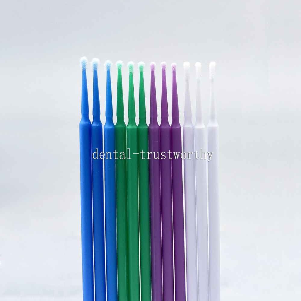 400 Microbrush Micro Brush Applicator Tips Regular, Fine, Super Fine Dental