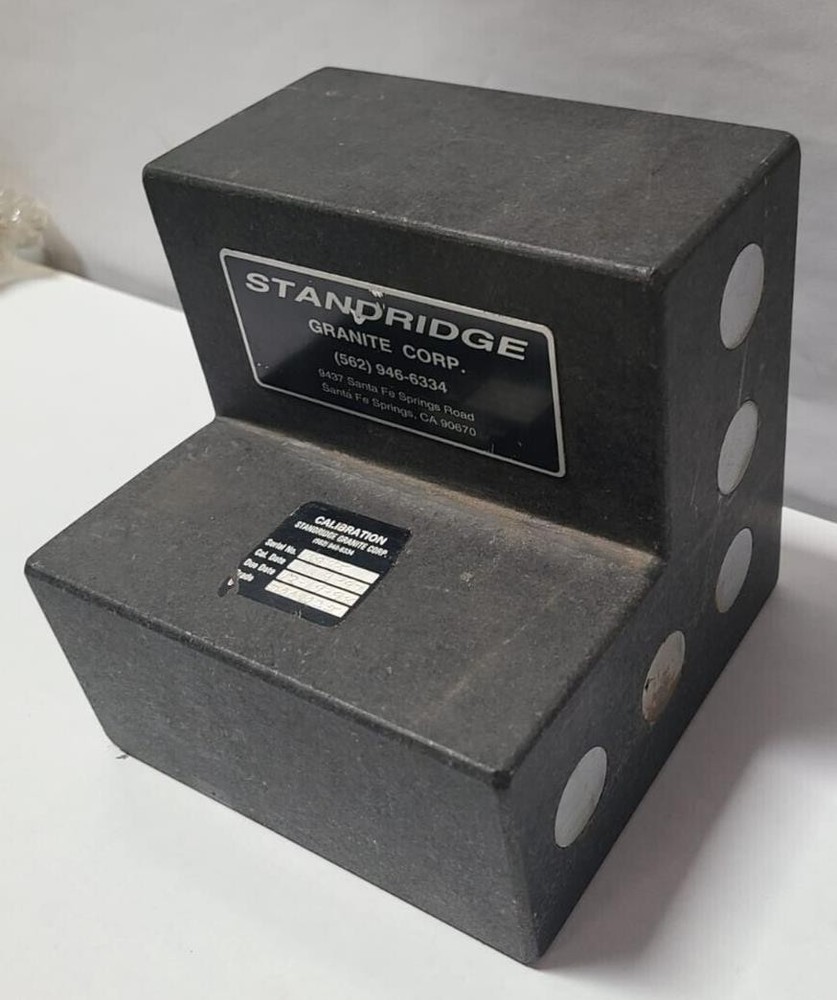 Standridge PRECISION Granite Step Inspection Plate