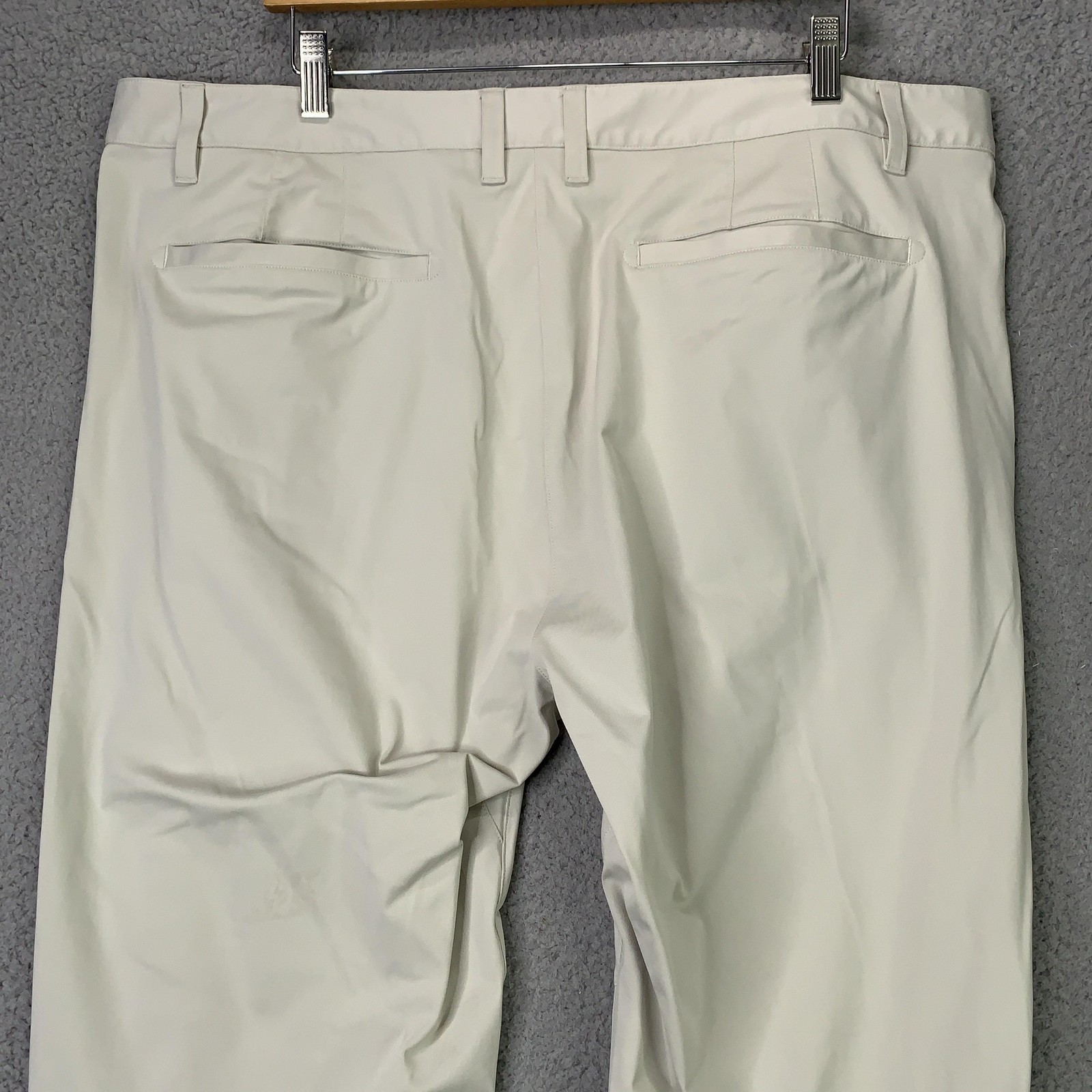 Rhone Pants Mens 40x33 Beige Commuter Tech Travel Stretch Golf Performance