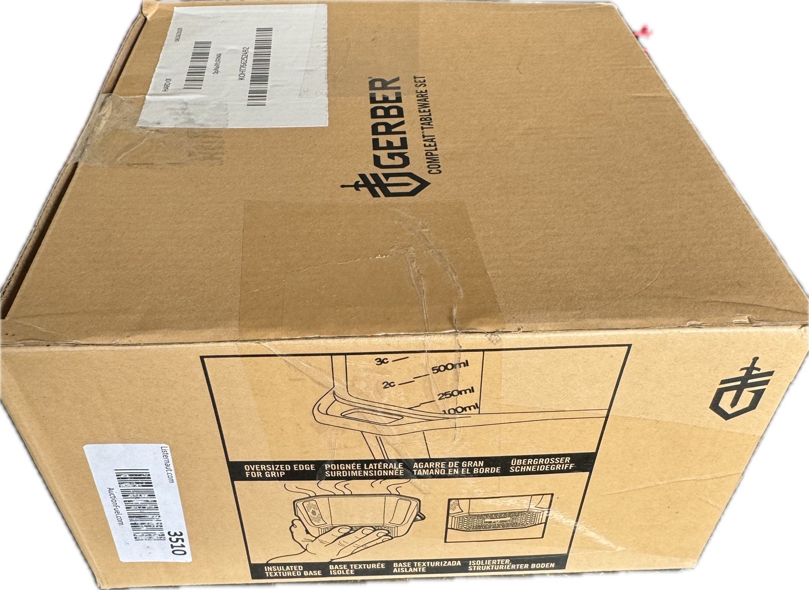 Gerber ComplEAT 9-Piece Camping Tableware Set – Plates Bowls Mixing Bowl