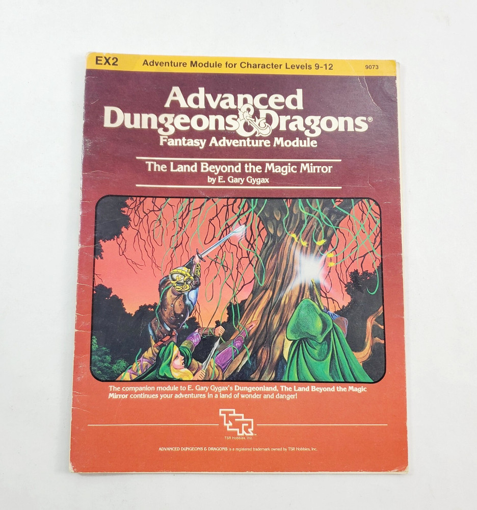 Advanced D&D Module EX2 The Land Beyond The Magic Mirror TSR 9073 1983