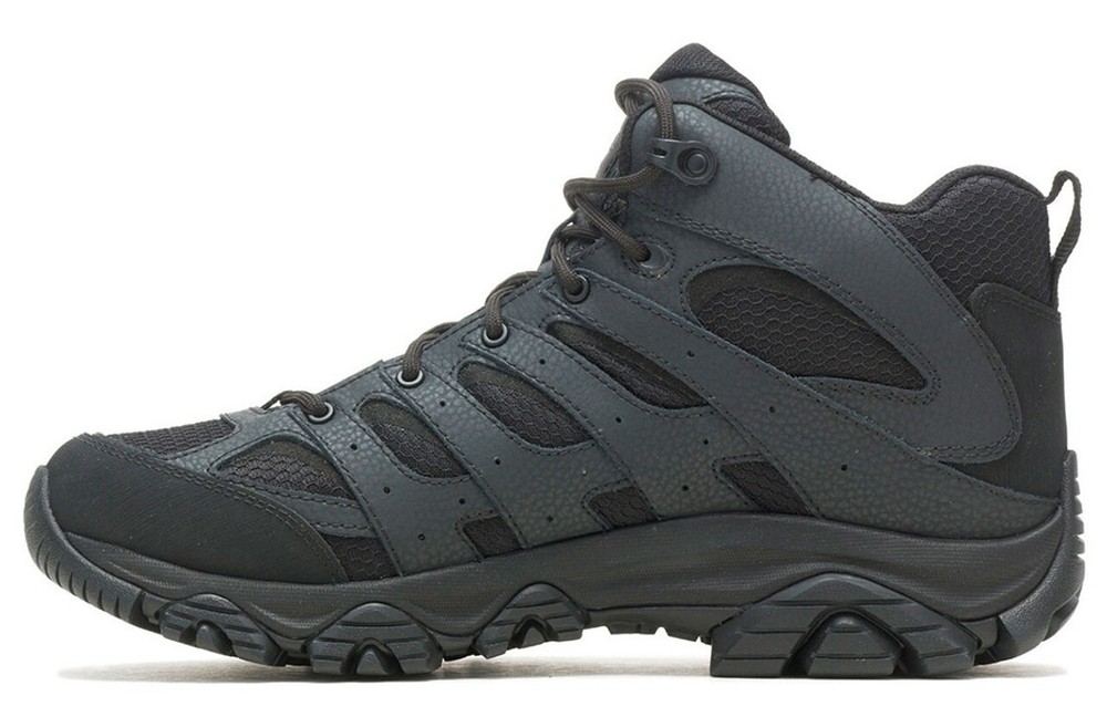 Merrell Men's Moab 3 Mid Tactical Waterproof Black Boot