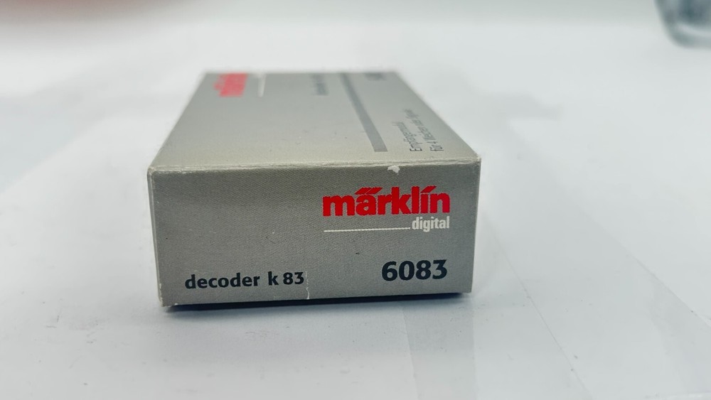 Märklin 6083 decoder k83 in original packaging with description k 83
