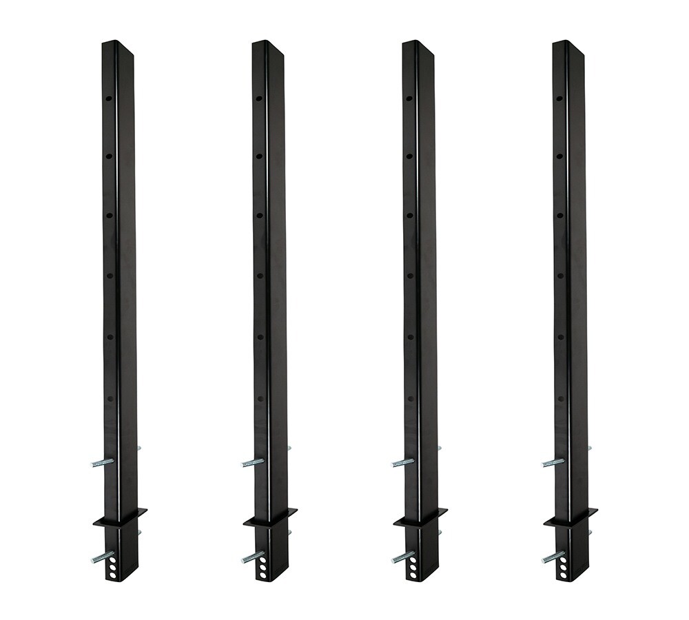54" Adjustable C Channel Pipe Stake for Flatbed Trailer Hauler (4 Pack)