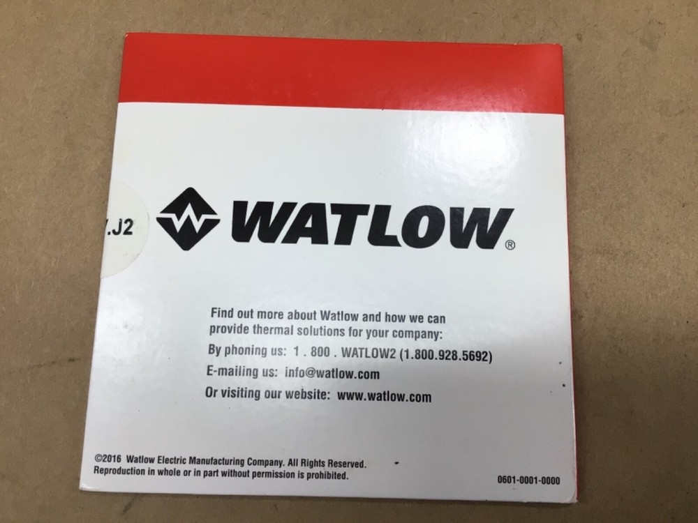 Watlow 0601-0001-0000 Controller Support Tools Software #4020K44IAC