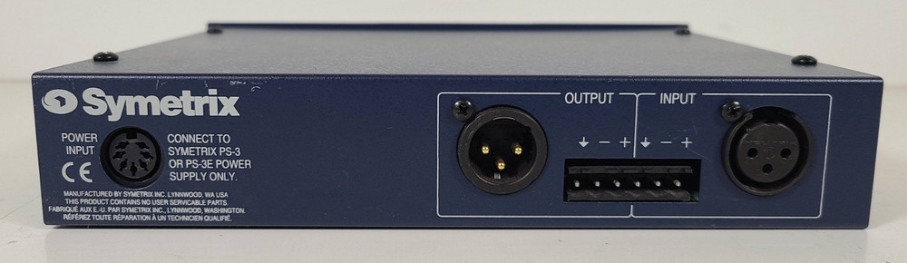 Symetrix 301 Low Distortion Compressor/Limiter (NO AC adaptor)