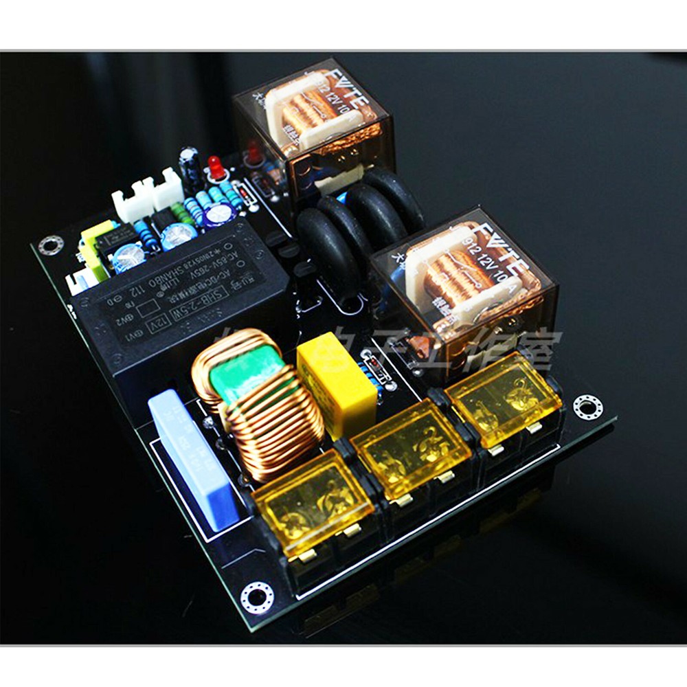 EMI power filtering plus soft start integrated Finished board Power amplifier