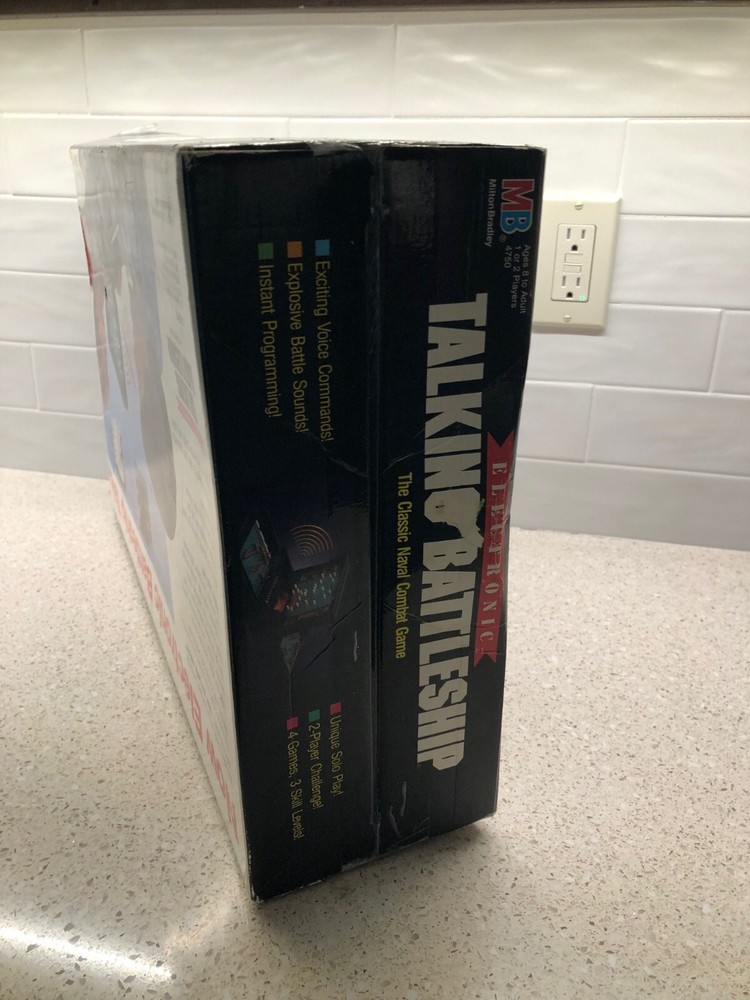 Electronic Talking Battleship with Code Book Manual - Not Working For Parts