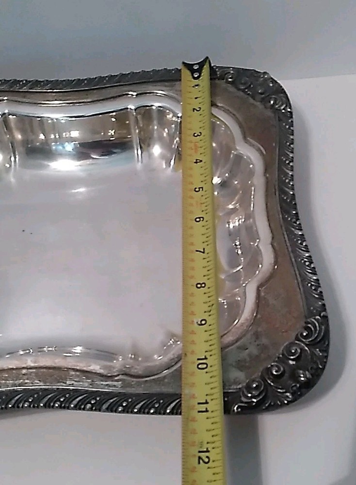 Vintage Regency Style Silver Plated Covered Vegetable Dish Serving Platter