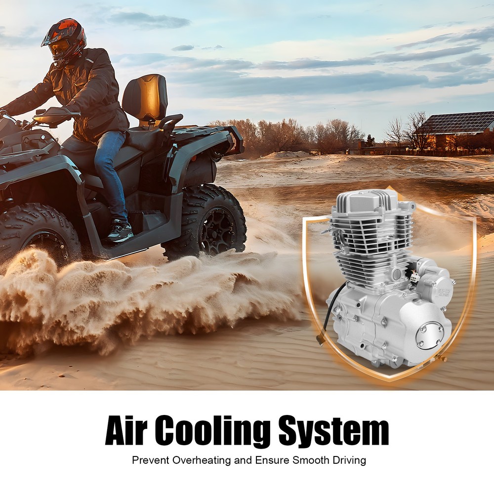 250cc Engine Motor, 4-stroke Single Cylinder Engine For 200cc 250cc Atv Models