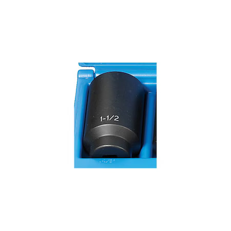 GREY PNEUMATIC 2148D 1/2" Drive, 1-1/2 Size, SAE Socket, 12 Points,