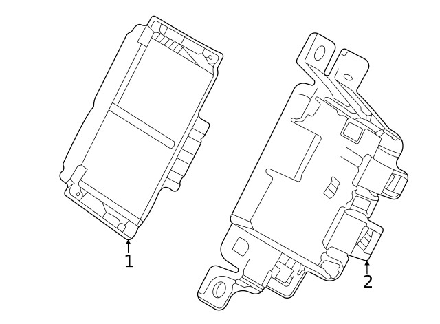 Genuine GM ABS Control Module Bracket 22958102