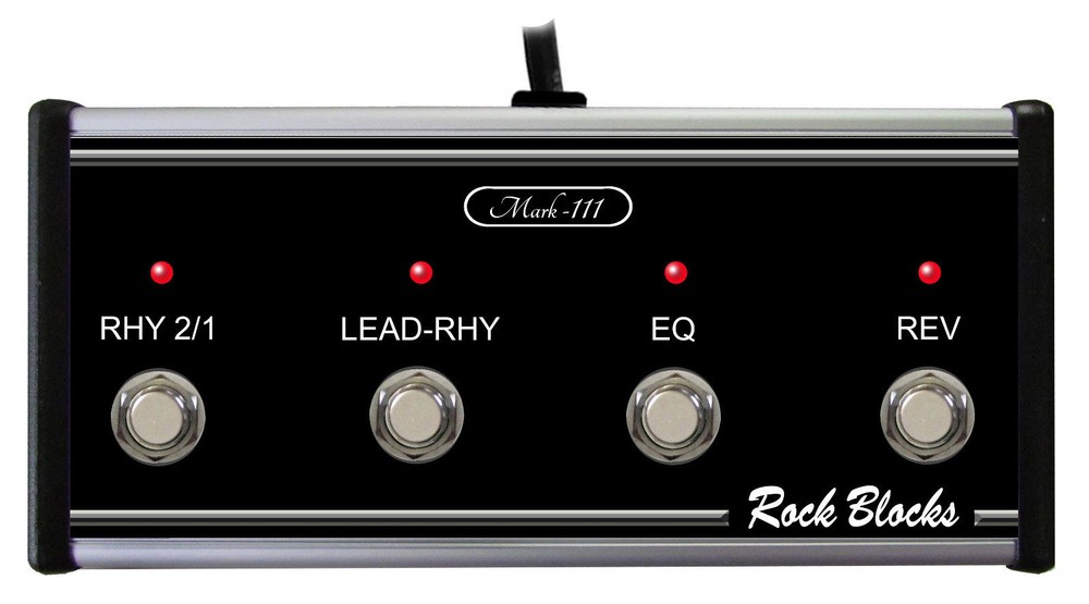Rock Blocks - Custom 4 Button Replacement Footswitch for Mesa Boogie Mark III