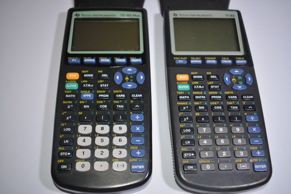 Texas Instruments TI-83 Plus Graphing Calculators (2-Pack)