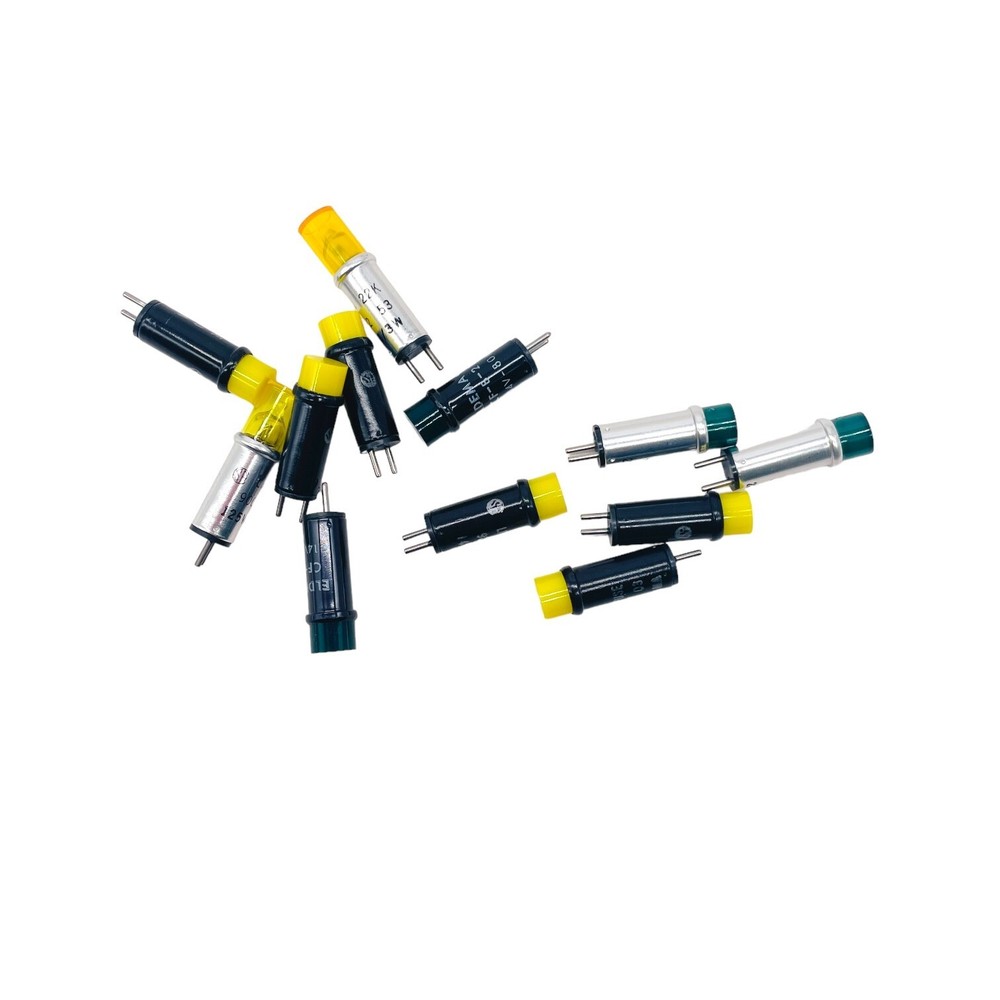 12 pcs Assorted Indicator Cartridge Light Lamps, Eldema and Littelfuse