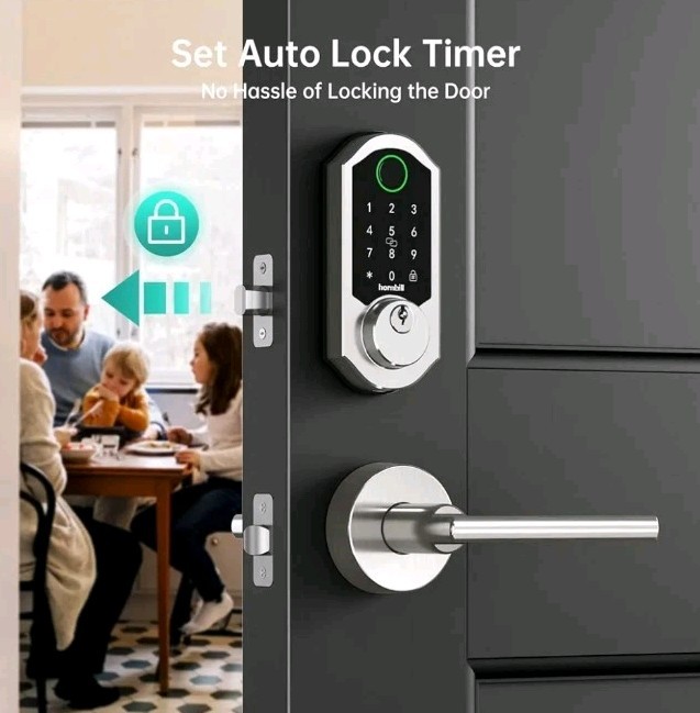 Smart Lock Deadbolt Keyless Entry With Keypad -Alexa/Google Compatible