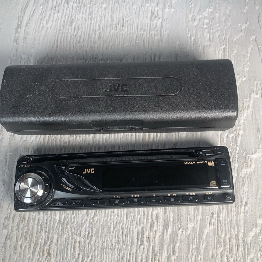 JVC KD-AR270  FACEPLATE ONLY With Case