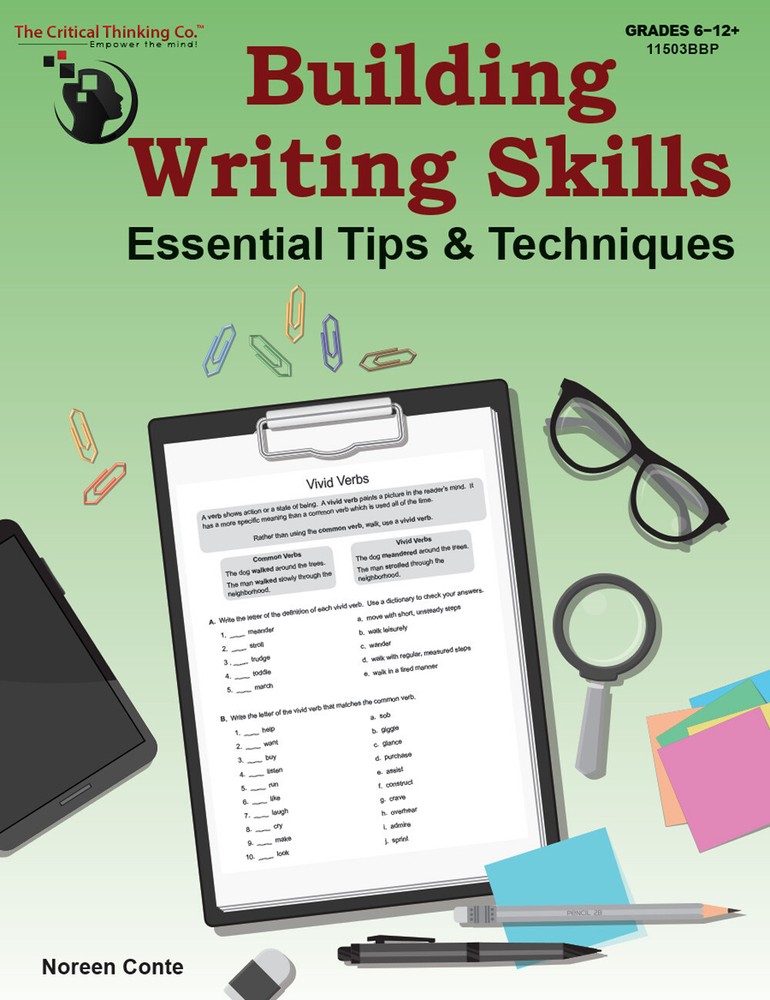 Building Writing Skills: Tips & Techniques Workbook Using 5-Step Writing Gr 6-12