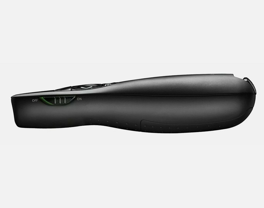 Logitech R400 Wireless Presenter, Laser Pointer with 50ft. Wireless Range, Black