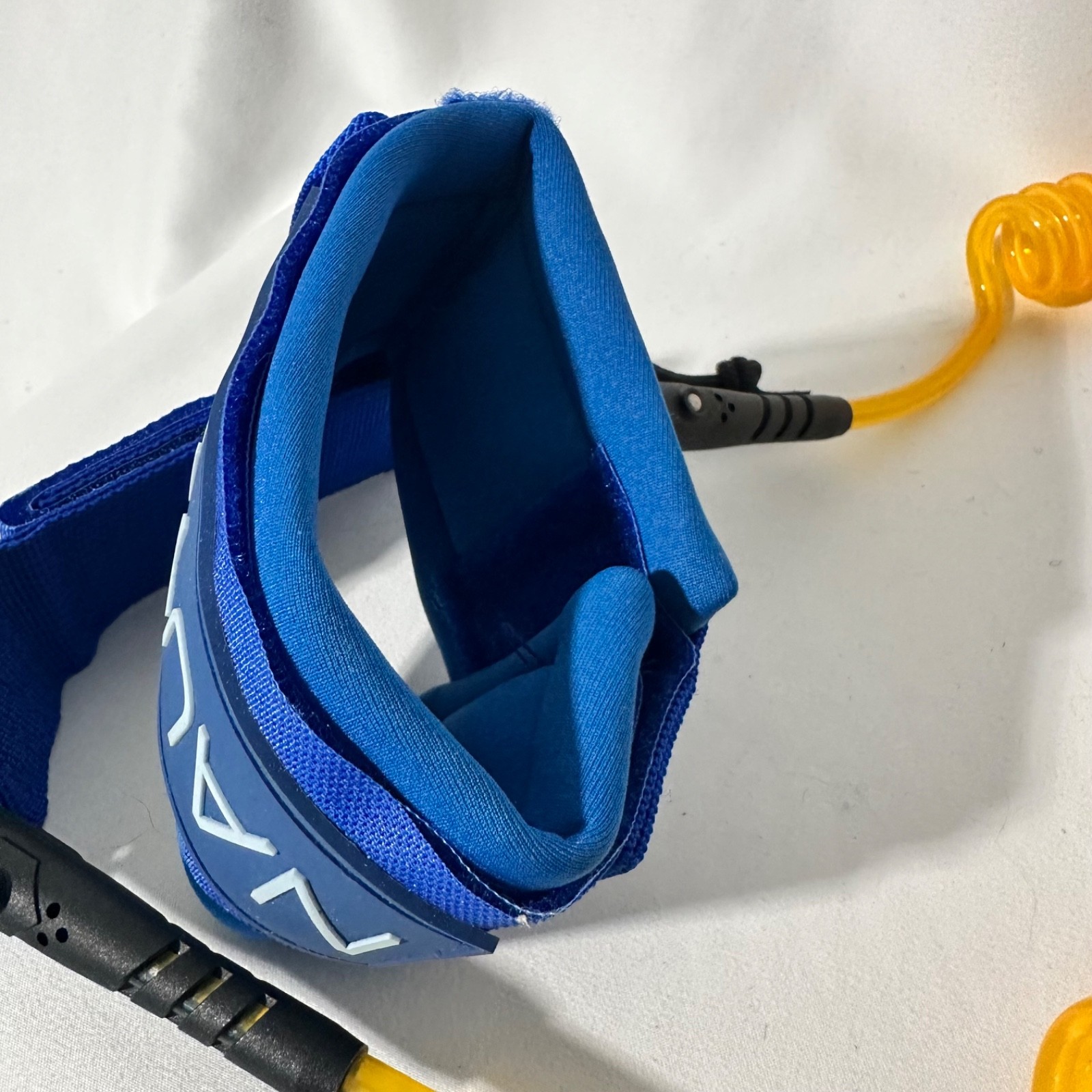 Nautica SUP Paddle board Or Surf Leash – Coiled Cord, Neoprene Ankle Strap