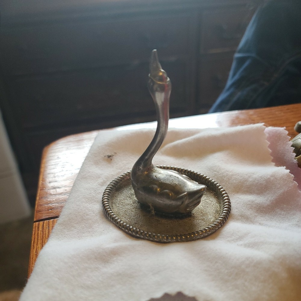 Silverplated Goose