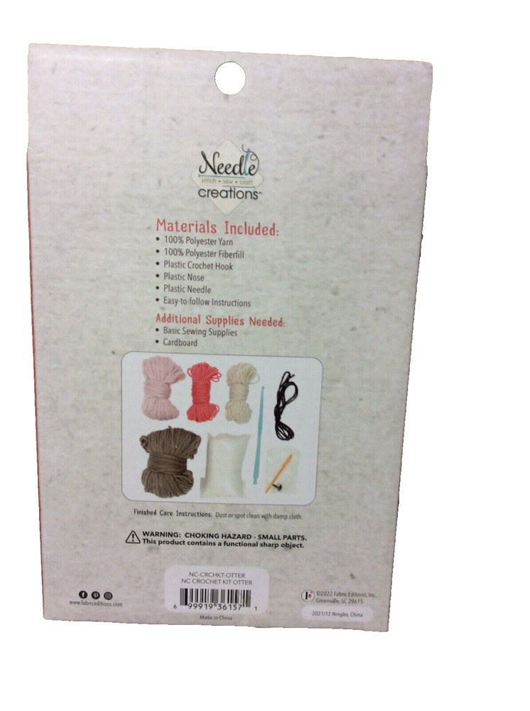 Needle Creations Crochet Kit “Otter And Fish”