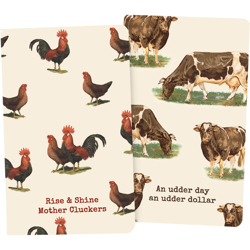2-pack Notebook Set - Animal Puns