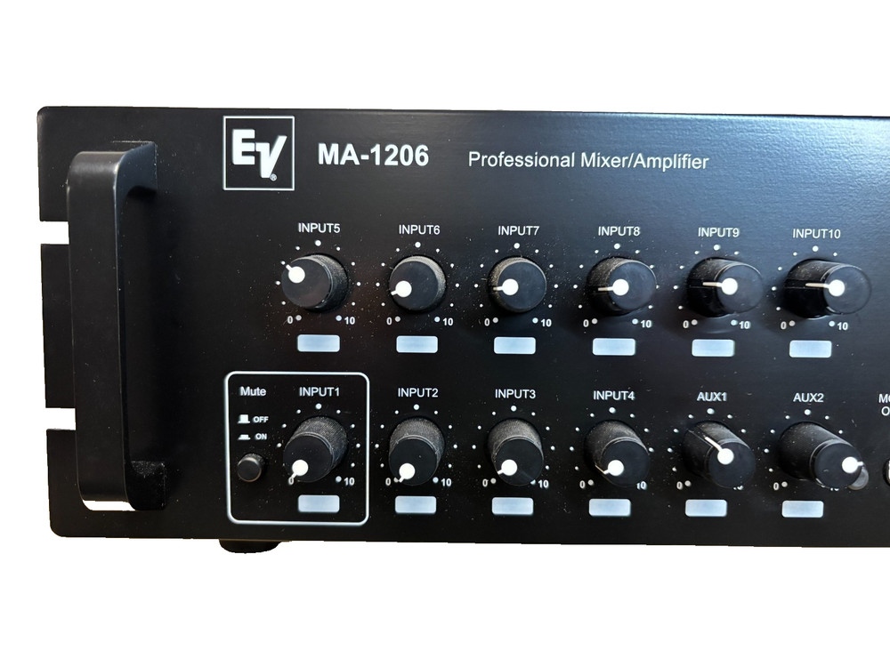 Electro-Voice MA-1206, 12-Input Mixer / Amplifier - New Open Box