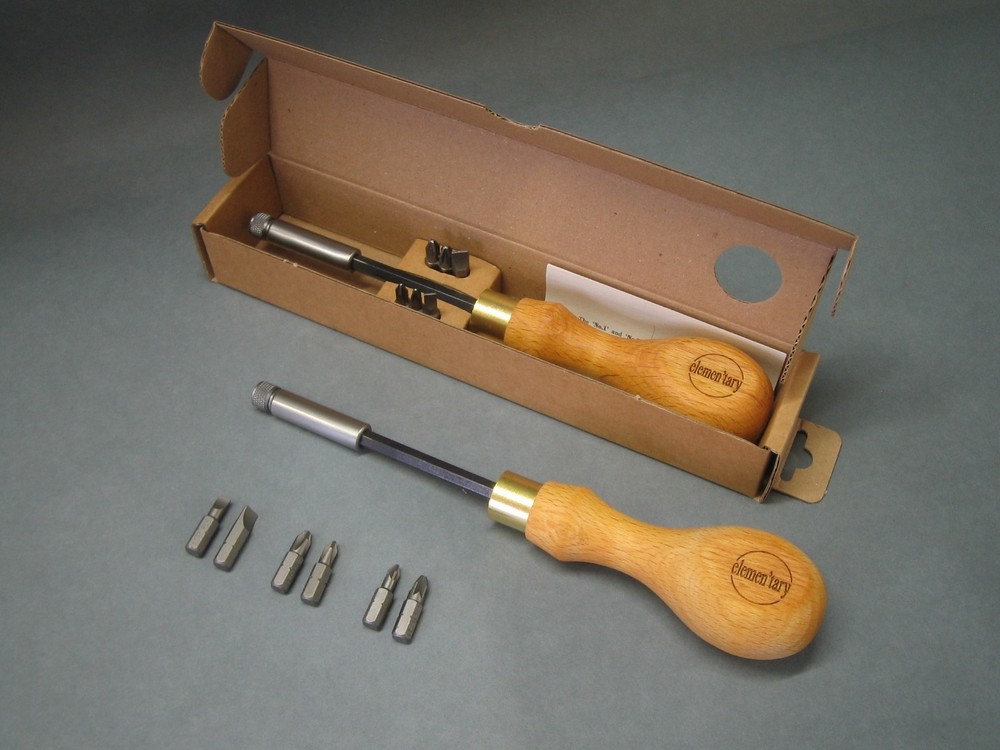 elemen'tary No.1 Screwdriver Set - professional quality tools