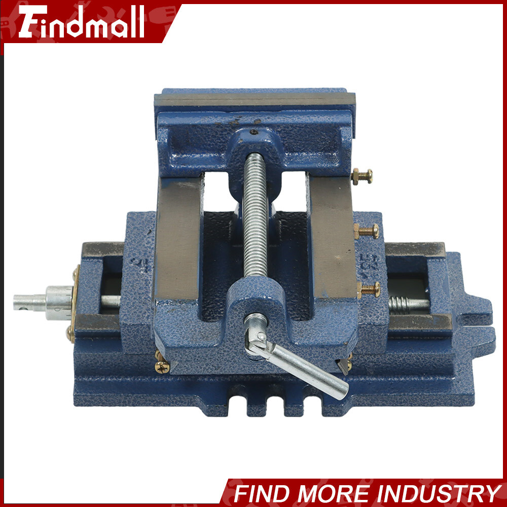 For Cross Slide Vise Drill Press Metal Milling 2 Way Heavy Duty Clamp Machine 5"