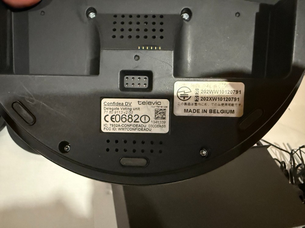 Televic Confidea Wireless Conference Microphone System