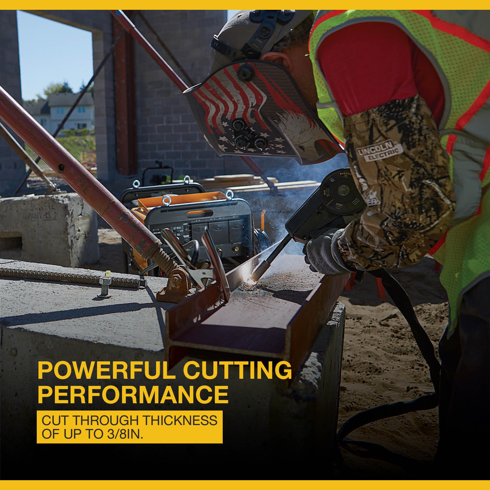 Klutch 7kW Multi-Process Engine-Driven Inverter DC Arc Welder/AC Generator with